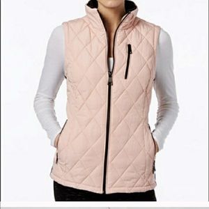 Calvin Klein Pink Quilted Vest